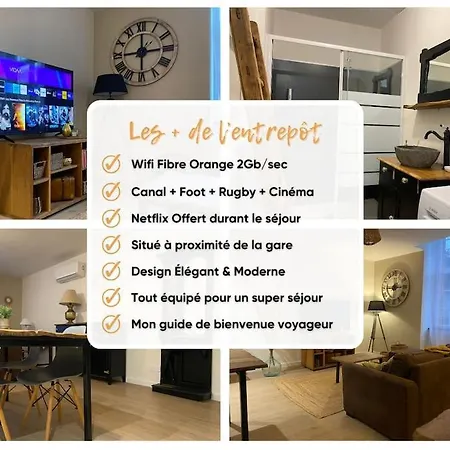 Διαμέρισμα L'entrepot A Proximite De La Gare *